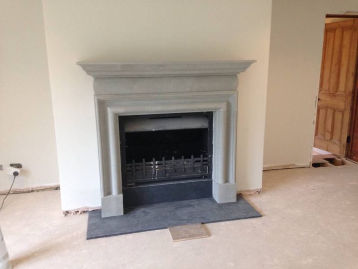 fireplace in natural stone Bateig